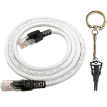 LockPro Cat.6A patch cords with key patch cord utp cat6 Locking function ethernet cable